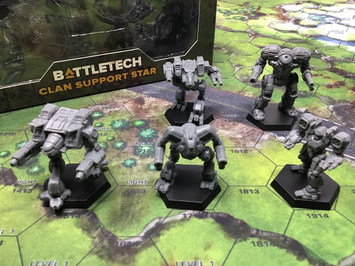 BattleTech: Miniature Force Pack - Inner Sphere Heavy Lance - Recess Games  LLC